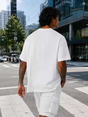Herren-T-Shirt DSTREET NX1009R-WH-O WEIß