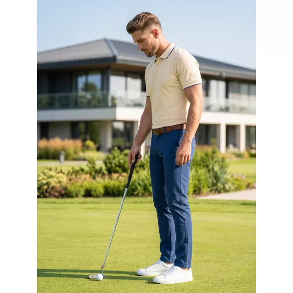  Herren-T-Shirt mit Kragen MALFINI FOCUS 232 MANDEL 