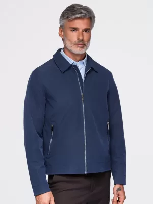 Übergangsjacke für Herren OMBRE OM-JANP-0224 MARINEBLAU