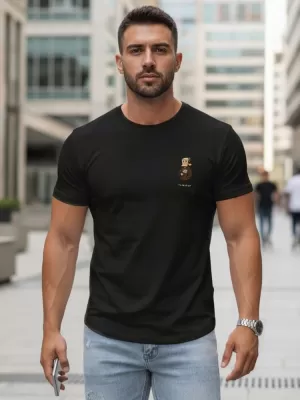Herren-T-Shirt DSTREET NX5101R-BK SCHWARZ