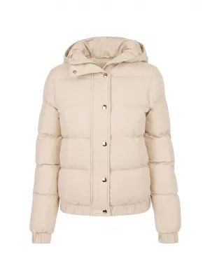 Steppjacke für Damen URBAN CLASSICS TB8714-02903 WEIßER SAND
