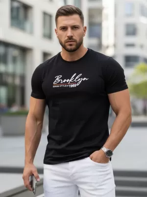 Herren-T-Shirt DSTREET RX5403 SCHWARZ