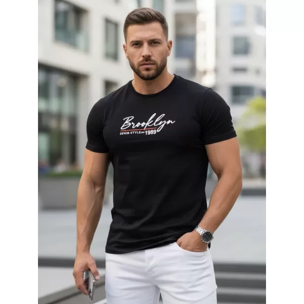  Herren-T-Shirt DSTREET RX5403 SCHWARZ 