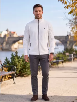 Fleece-Sweatshirt für Herren ALTISPORT ALM002852 WEIß