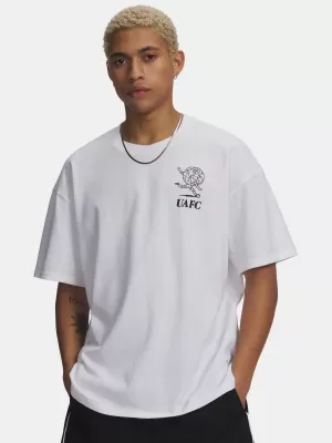 Herren-T-Shirt UNDER ARMOUR M GFB EARTH HWT SS 6010364-100 WEIß
