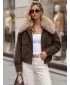 Damenjacke DSTREET TY5694 BRAUN
