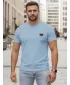 Herren-T-Shirt DSTREET NX0125R-SK HELLBLAU