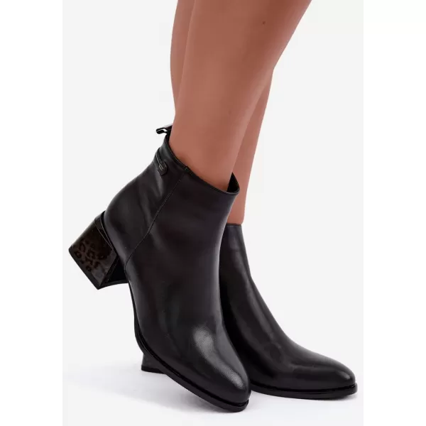  Damen-Stiefeletten BOTO 26BT24-398 SCHWARZ 