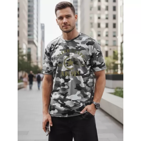  Herren-T-Shirt DSTREET NX2002R-SL-M HELLGRAU 
