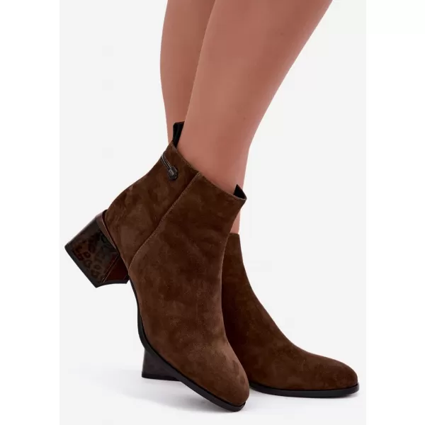  Damen-Stiefeletten BOTO 26BT24-398 KAFFEE 