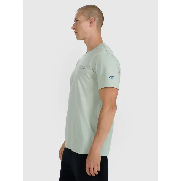  Herren-T-Shirt 4F WAW25TTSHM2372 MINZE 