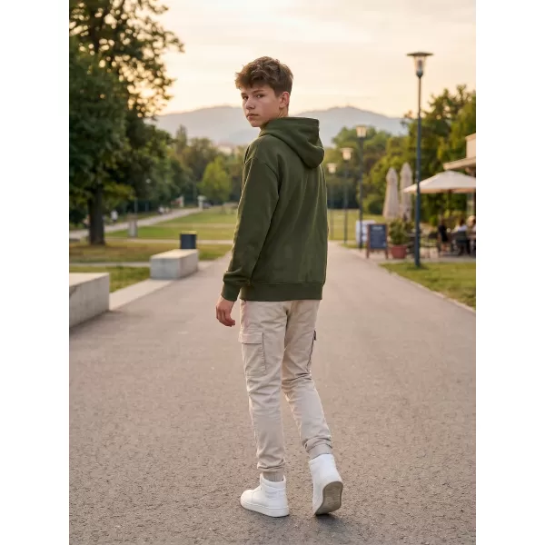  Kinder-Sweatshirt MALFINI CHILL 423 MILITÄR 