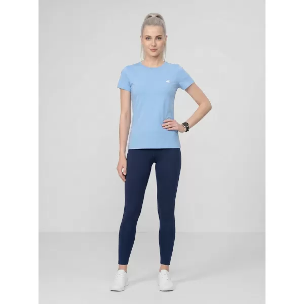  Funktions-T-Shirt für Damen 4F WAW25TFTSF1527 HELLBLAU 