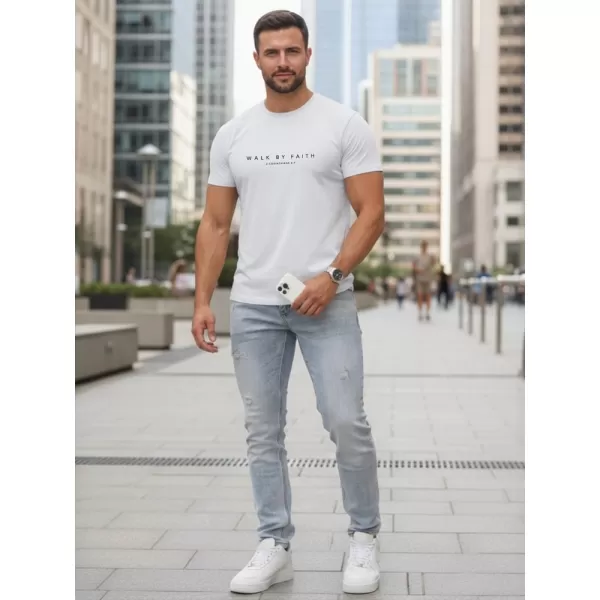  Herren-T-Shirt DSTREET NX5123R-WH WEIß 