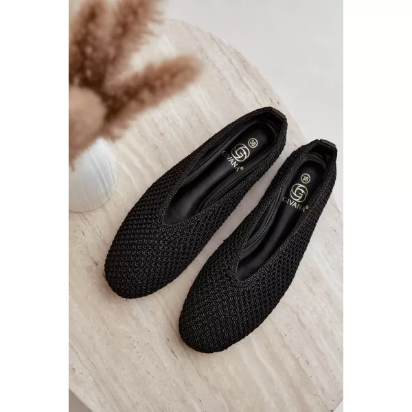  Ballerinas für Damen BOTO CH956 SCHWARZ 