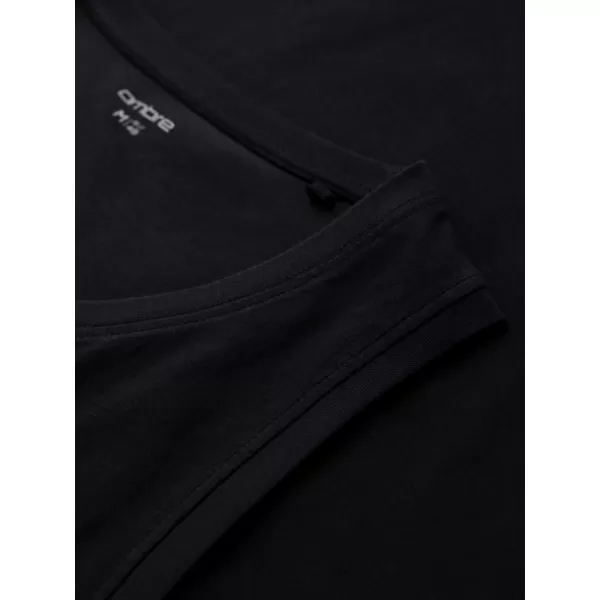  Herren-Tanktop OMBRE OM-TSBT-0272 SCHWARZ 