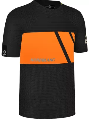 Funktionelles Radsport-T-Shirt für Herren NORDBLANC MUD NBSMF8083 ORANGE
