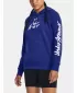 Damen-Sweatshirt UNDER ARMOUR UA RIVAL FLEECE GRAPHIC HDY 1379609-400 BLAU