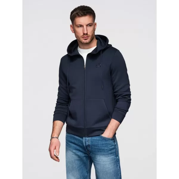  Herren-Sweatshirt OMBRE OM-SZBC-0196 MARINEBLAU 