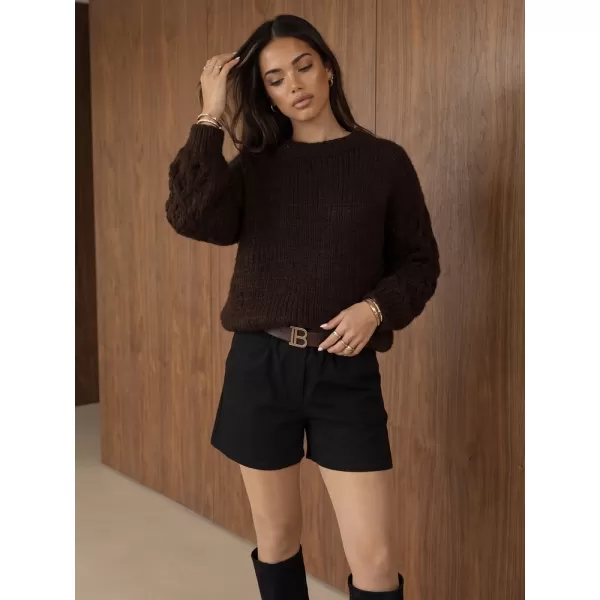  Damenpullover DSTREET MY2593 BRAUN 