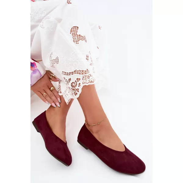  Ballerinas für Damen BOTO JH581 WEIN 