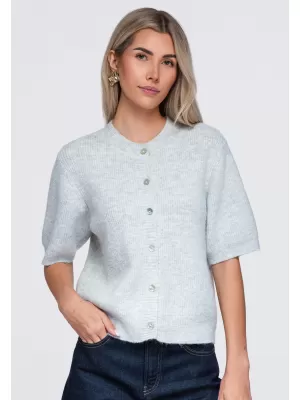 Damenbluse OMBRE OW-TS-E0091 GRAU