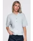 Damenbluse OMBRE OW-TS-E0091 GRAU