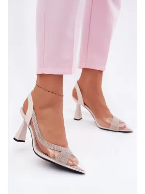 Damensandalen VINCEZA 62282 BEIGE