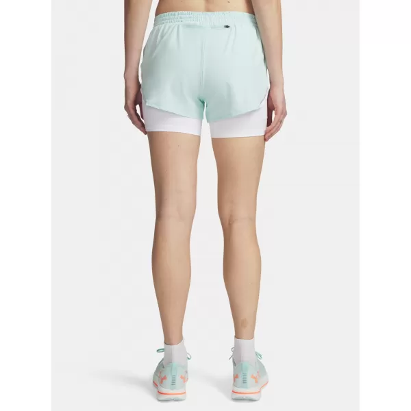  Damen-Shorts UNDER ARMOUR UA VELOCITI PRO 4IN 2N1 SHORT 6009610-703 GRÜN 