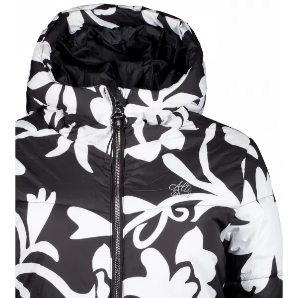 Winterjacke für Damen ALTISPORT IRITA SCHWARZ/WEIß 