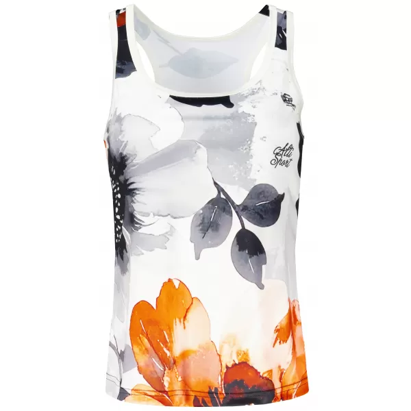  Hochwertiges Funktions-Tanktop für Damen ALTISPORT VOJ/ALW117TIL01 SCHWARZ-ORANGE 
