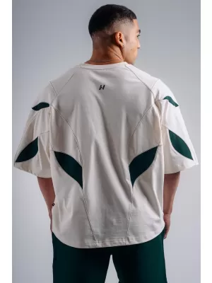Übergroßes Pump-Cover-T-Shirt NEBBIA PRIMAL 871 CREME