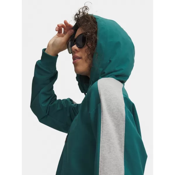  Damen-Sweatshirt UNDER ARMOUR SPORT TERRY TREND HOODIE 6009705-338 GRÜN 