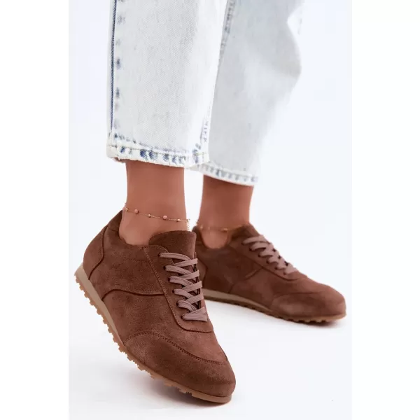  Damen-Sneaker ZAZOO N1422 BROWN 
