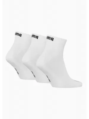 Socken PUMA UNISEX QUARTER PLAIN 3P 93858909 WEIß