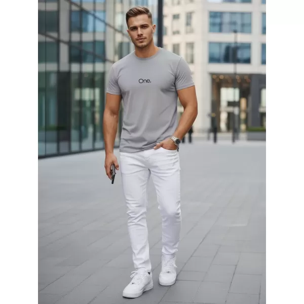  Herren-T-Shirt DSTREET NX5125R-SL HELLGRAU 