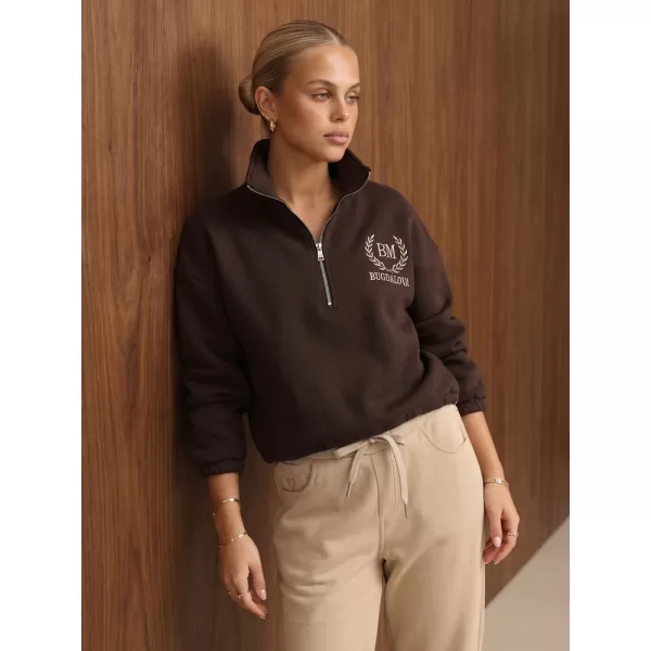  Damen-Sweatshirt DSTREET BY1572 BRAUN 