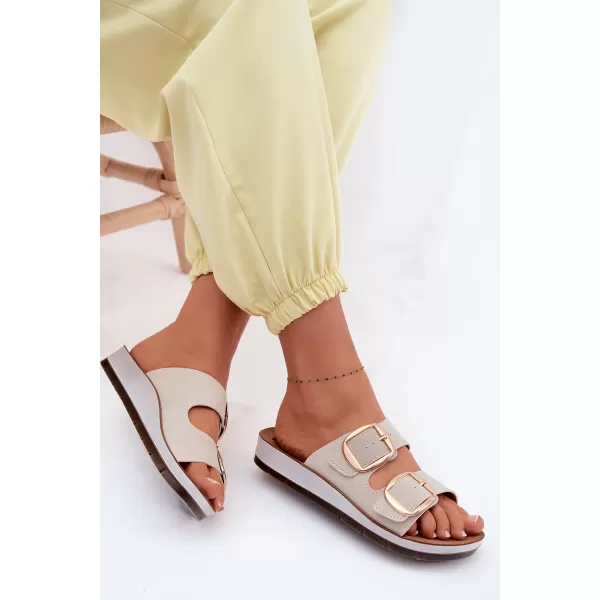  Damenhausschuhe INBLU CP000061 BEIGE 