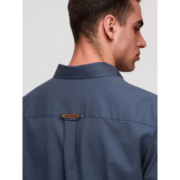  Herrenhemd OMBRE OM-SHCS-0134 BLAU 
