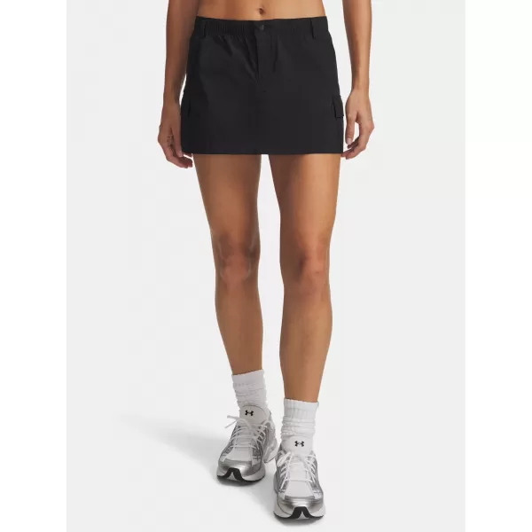  Damen-Shorts UNDER ARMOUR UNSTOPPABLE UTILITY SKIRT 6009725-008 SCHWARZ 
