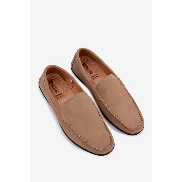  Herrenmokassins BIG STAR SHOES TT174201 BEIGE 