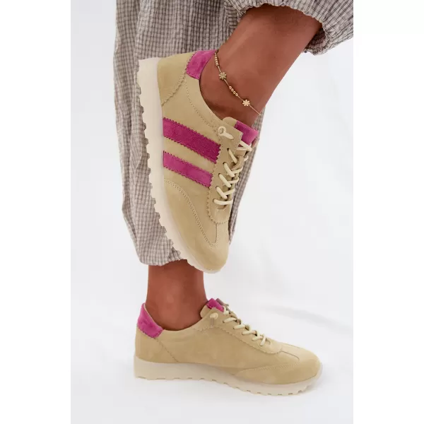  Damen-Sneaker BOTO GD-XW-1011 GELB/FUCHSIA 