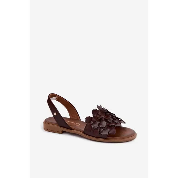  Damensandalen ZAZOO 40468 SCHOKOLADE 