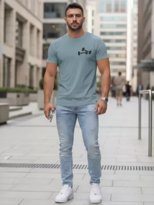 Herren-T-Shirt DSTREET NX5086R BLAU