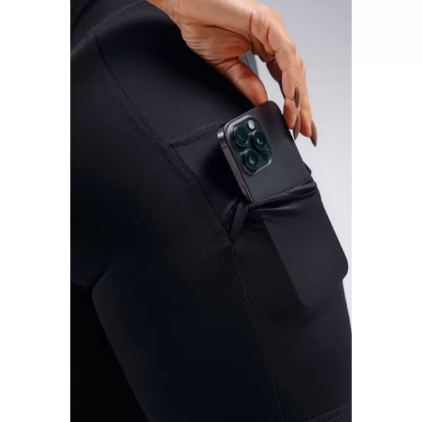  Figurformende Leggings mit hoher Taille und Taschen NEBBIA PRIMAL 851 SCHWARZ 