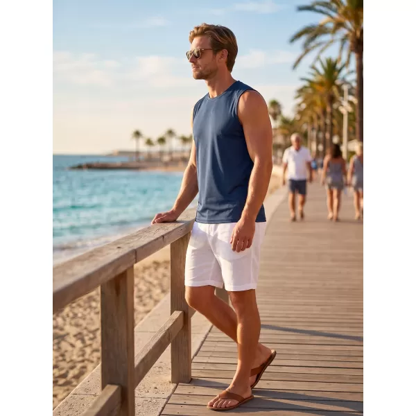  Sport-Tanktop für Herren MALFINI BREEZE 820 MARINEBLAU 