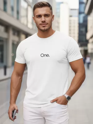 Herren-T-Shirt DSTREET NX5125R-WH WEIß