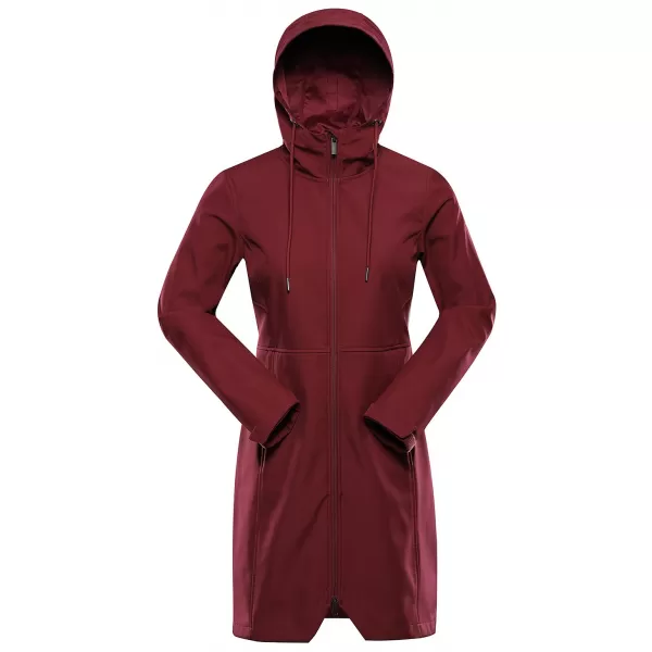 Warmer Softshellmantel für Damen ALPINE PRO IBORA 2 RHODODENDRON 