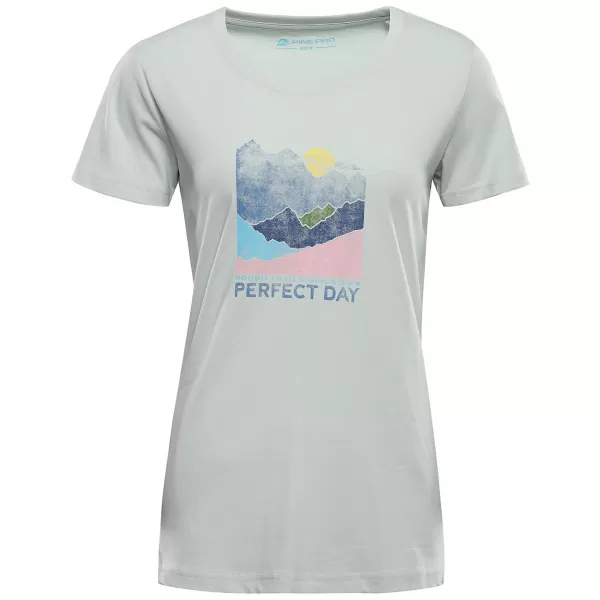 Damen-T-Shirt ALPINE PRO TERMESA 4 SPRIEßEN GRÜNE VARIANTE PB 