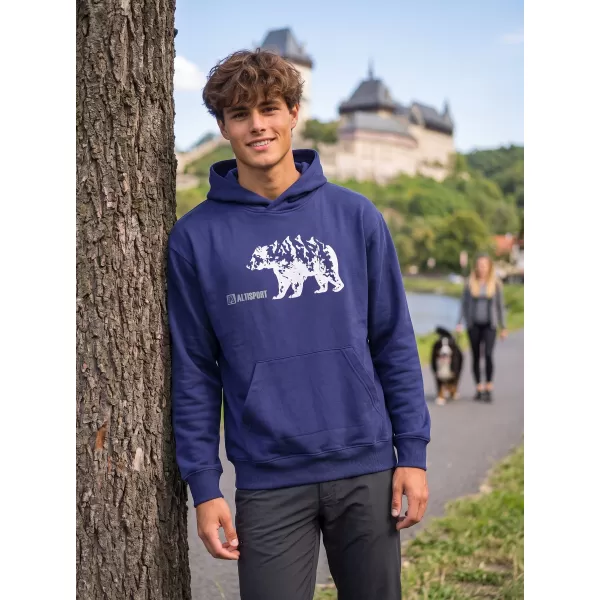 Herren-Sweatshirt ALTISPORT ALM193422 MITTERNACHTSBLAU 